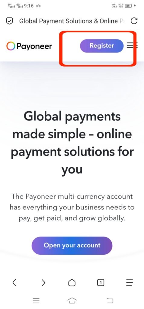 How to Make a Payoneer Account in Pakistan